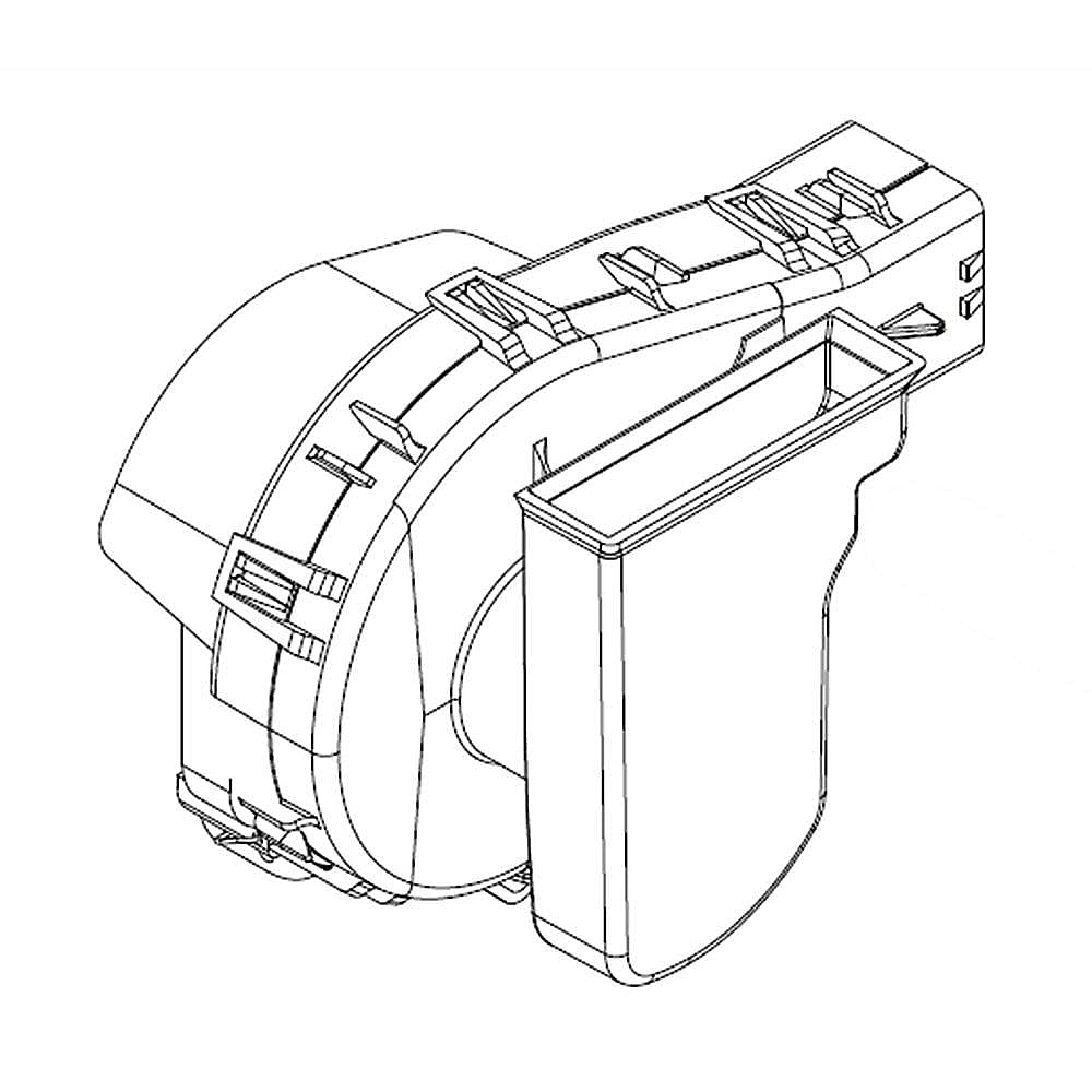 Part #w11228135, Dishwasher Air Vent Blower Motor | 6.37 x 5.50 x 5.25