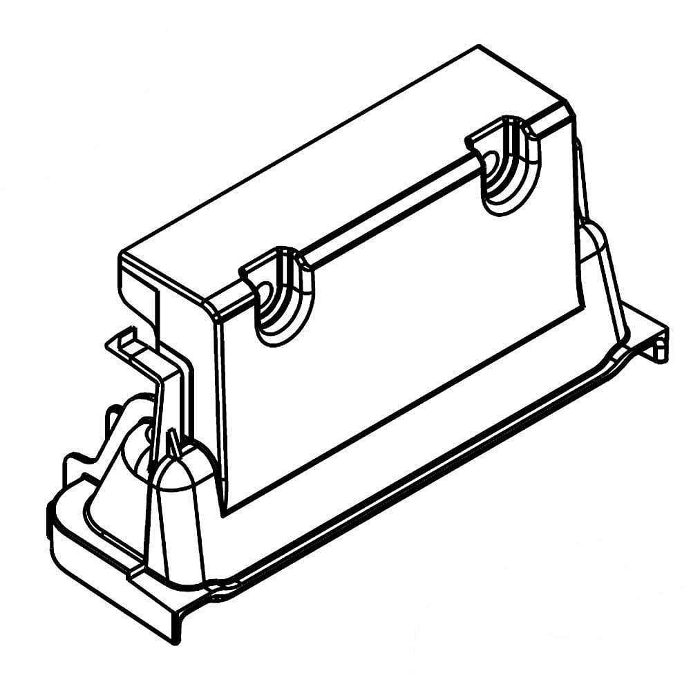 Photo of Part #w11255758, Handle | 6.00 x 2.50 x 1.50 from Repair Parts Direct