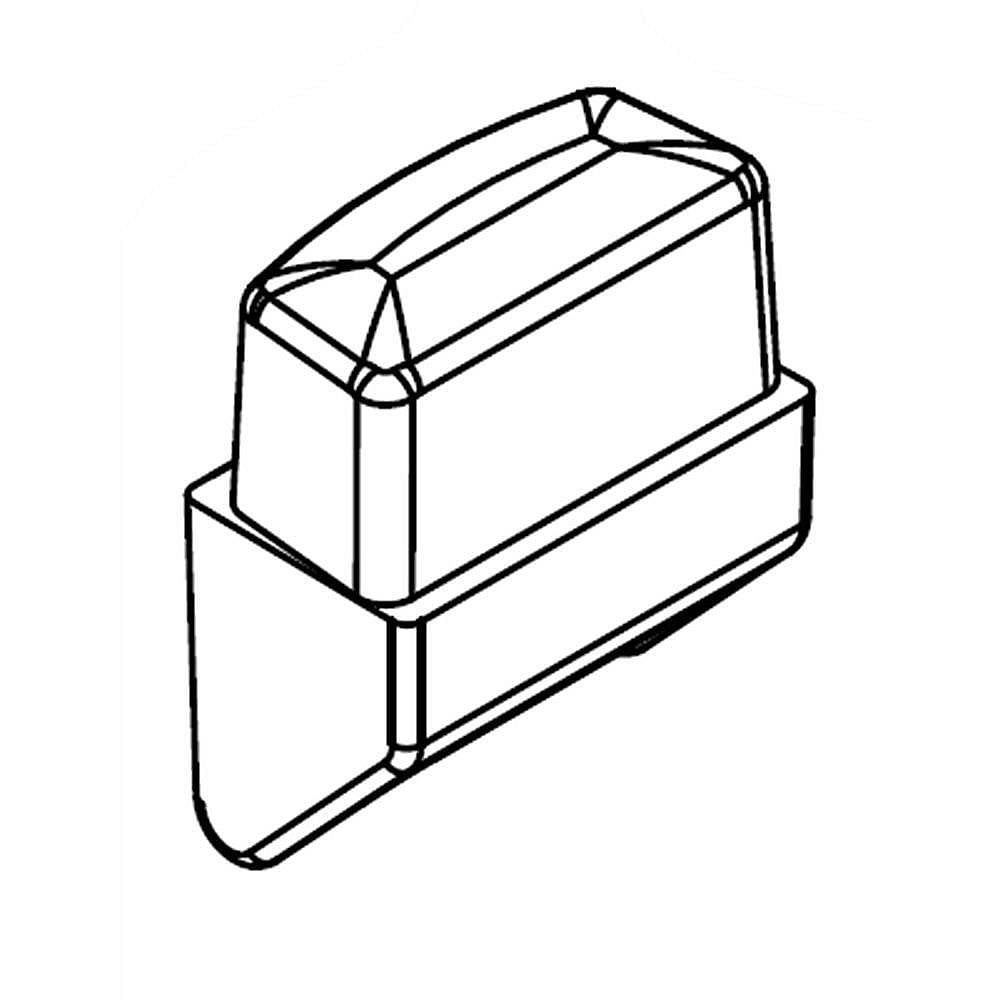 KitchenAid Part #w11267699, Button-Adjus | 1.50 x 1.25 x 0.50