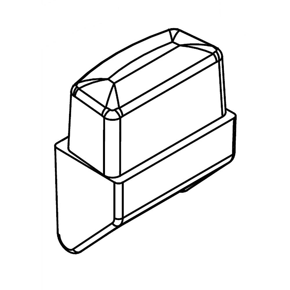 Maytag Part #w11267701, Button-Adjus | 1.50 x 1.25 x 0.50