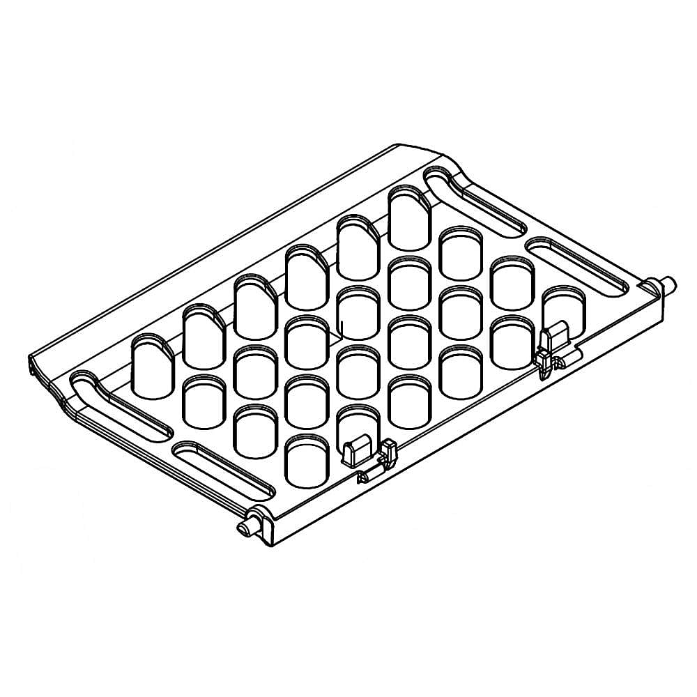 Part #w11267705, Dishwasher Silverware Basket Lid / 6.00 x 3.75 x 0.50