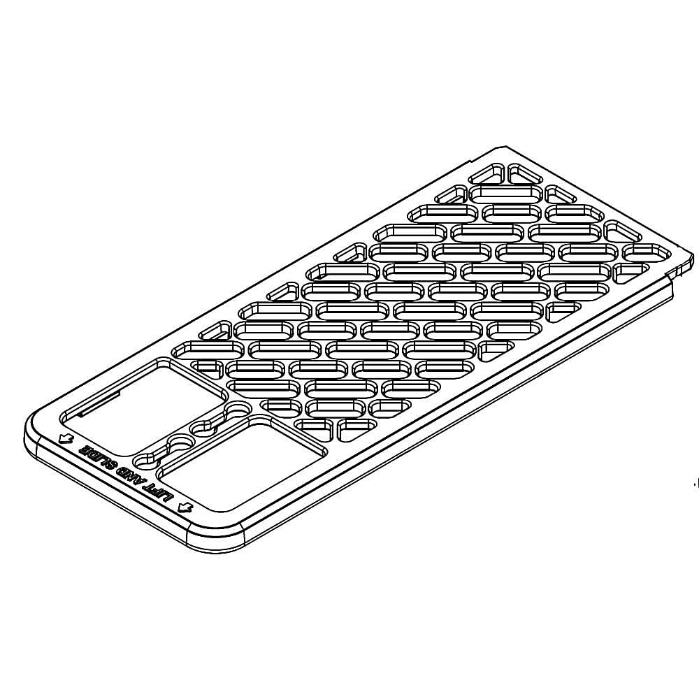 Photo of KitchenAid Part #w11267718, Lid-Silverwa | 9.75 x 4.25 x 0.25 from Repair Parts Direct