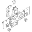 Dishwasher Dishrack Adjuster Kit, Left for Whirlpool WDTA50SAKW2 - Part W11545795
