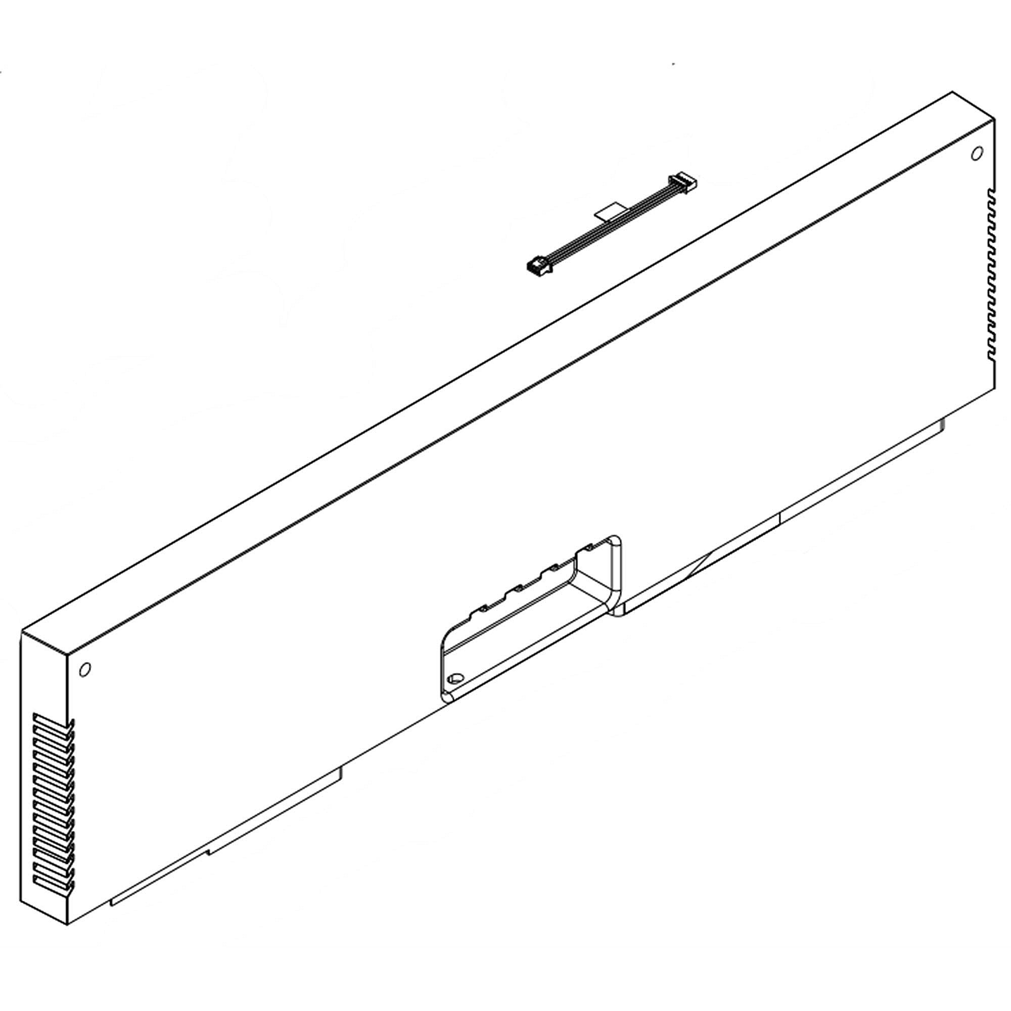 Photo of Part #w11366637, Console Asm | 5.75 x 5.25 x 17.75 from Repair Parts Direct