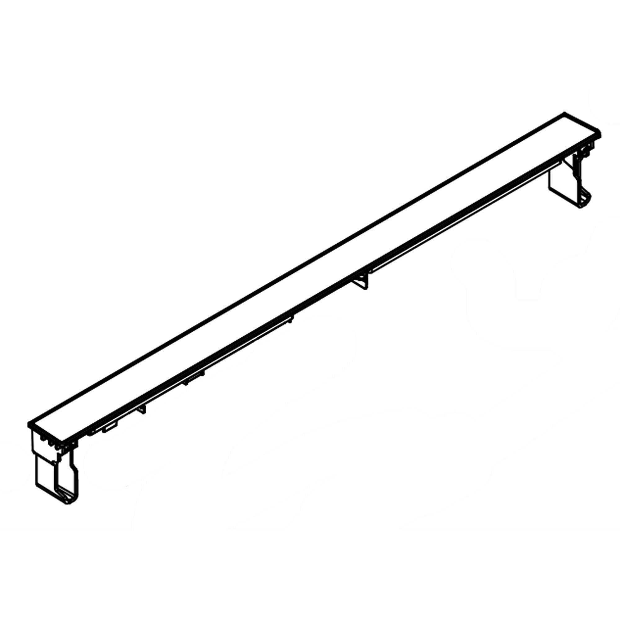 Part #w11413964, Dishwasher Control Panel (White) / 27.50 x 6.00 x 4.00