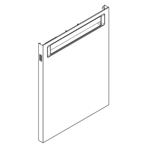 Dishwasher Door Outer Panel (stainless) (replaces W11233313) W11416785