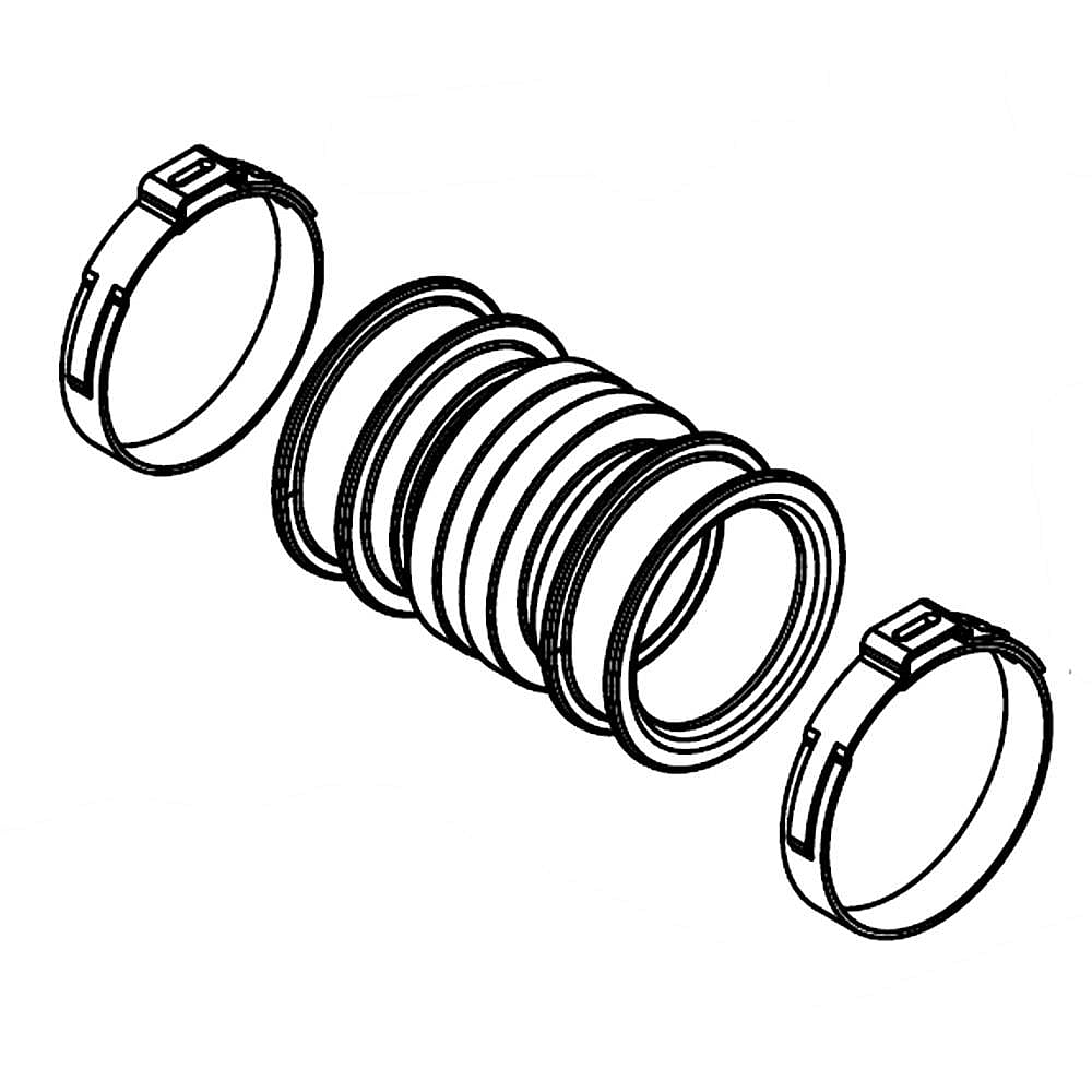 Part #w11419334, Dishwasher Circulation Pump-To-Sump Hose (Replaces W11250985) / 4.50 x 3.50 x 2.00