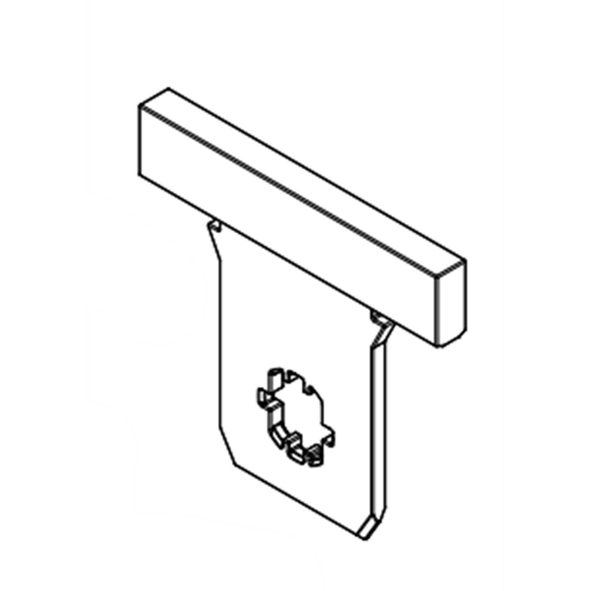 Part #w11450247, Isolator-Mot / 2.75 x 2.75 x 0.12