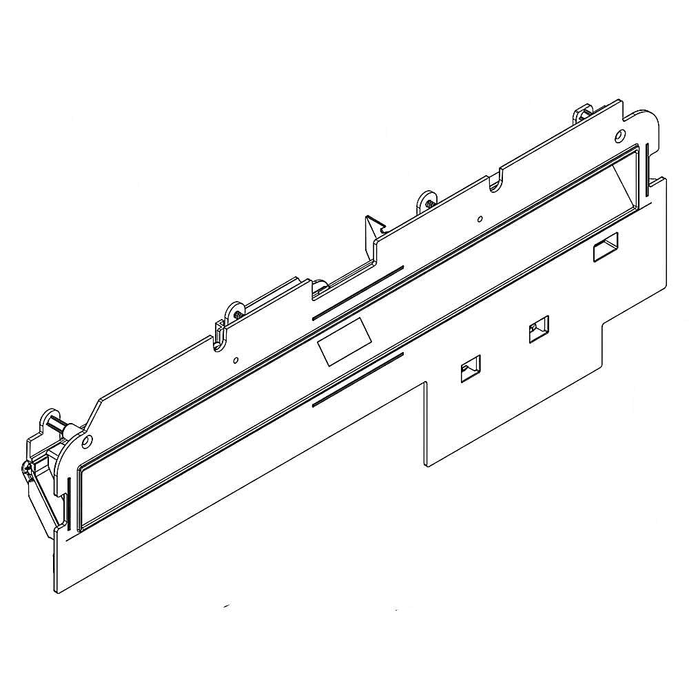 Part #w11459348, Dishwasher Control Panel Assembly | 24.50 x 3.00 x 9.25