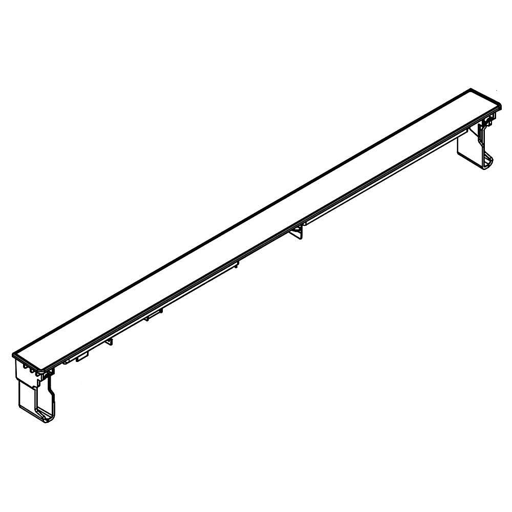Part #w11460908, Dishwasher Control Panel (Black) | 27.25 x 5.50 x 3.50