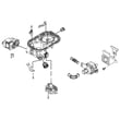 Dishwasher Sump And Motor Assembly for KitchenAid KDTS324SPS0 - Part W11460946