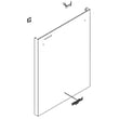 Dishwasher Door Outer Panel (stainless) for Whirlpool WDT750SAKB0 - Part W11461694