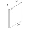 Dishwasher Door Outer Panel Assembly (black Stainless) for Whirlpool WDT750SAKB0 - Part W11462451