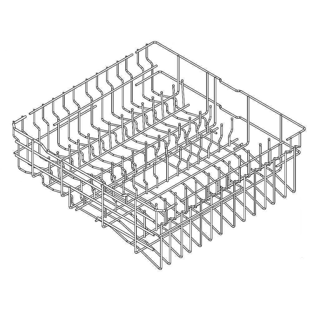 Part #w11501779, Whirlpool Dishwasher Dishrack | 20.00 x 20.50 x 7.50