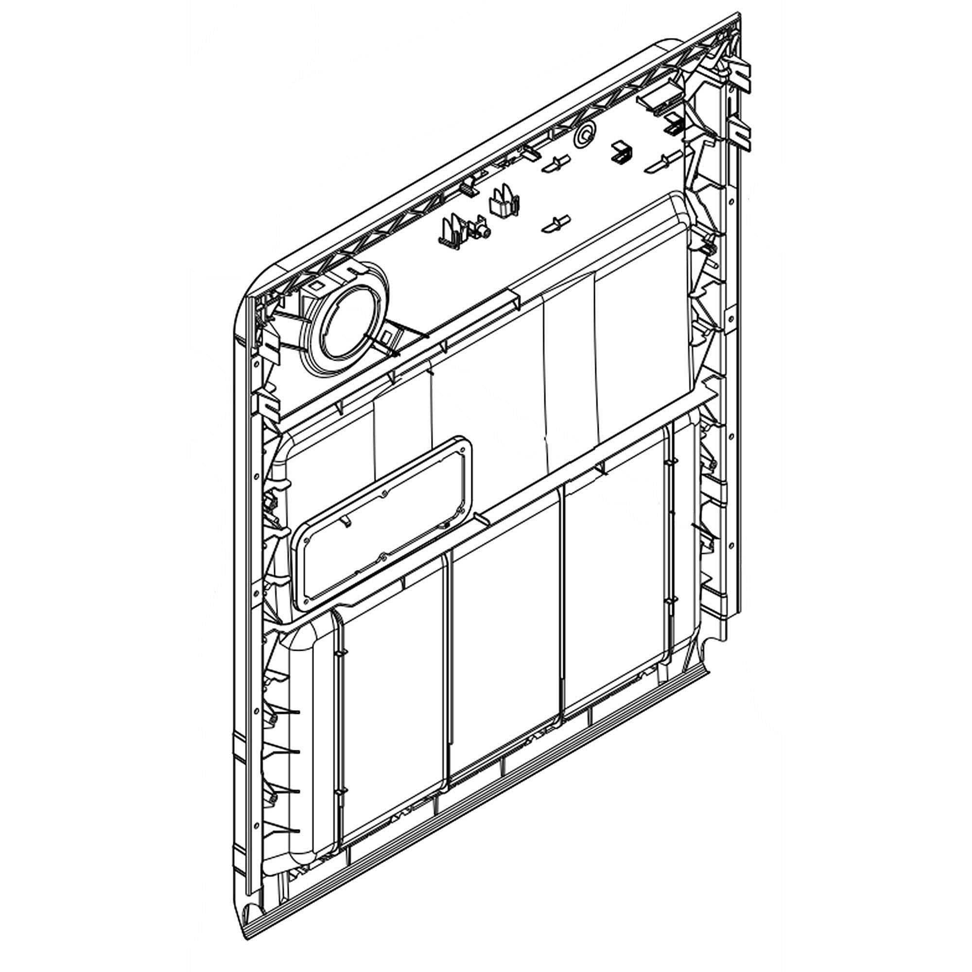 Part #w11513967, Dishwasher Door Inner Panel / 29.00 x 3.32 x 25.62