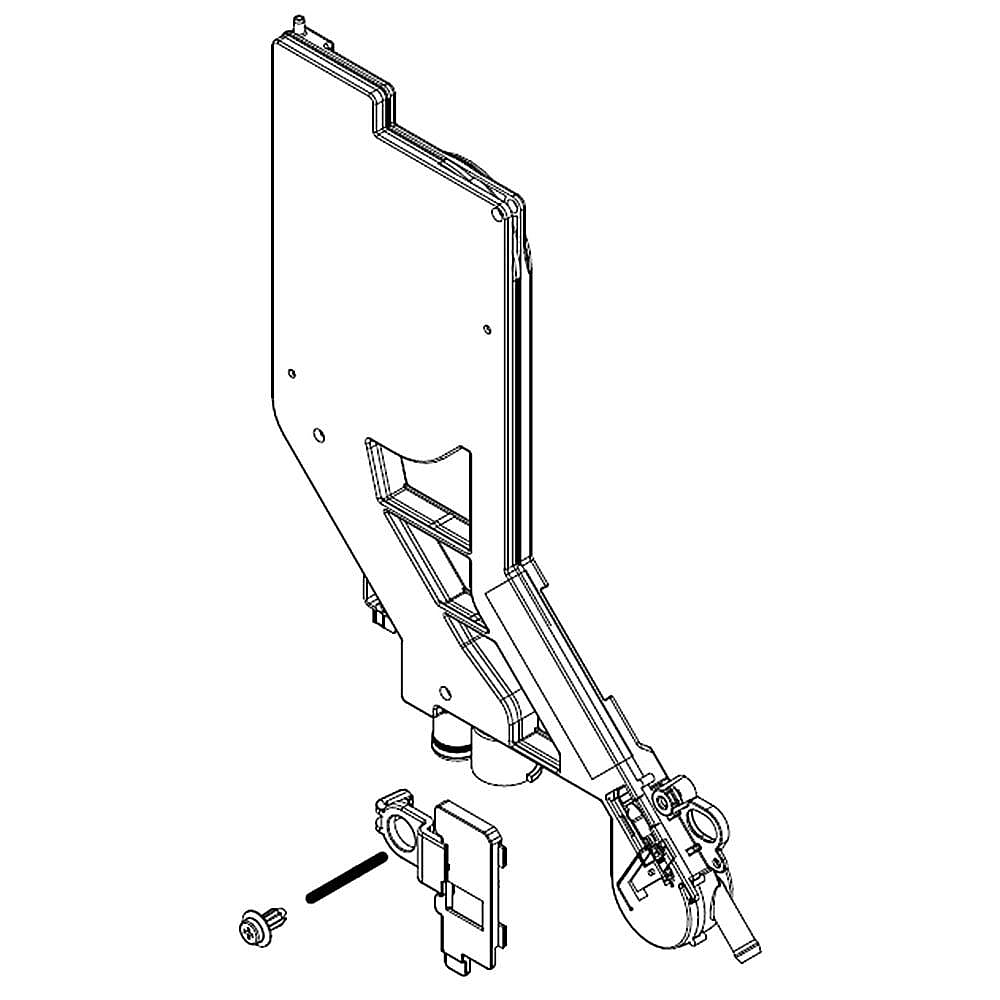 Part #w11535094, Whirlpool Dishwasher Water Inlet Guide Assembly (Replaces W11407411, W11429970) / 16.00 x 13.00 x 3.00