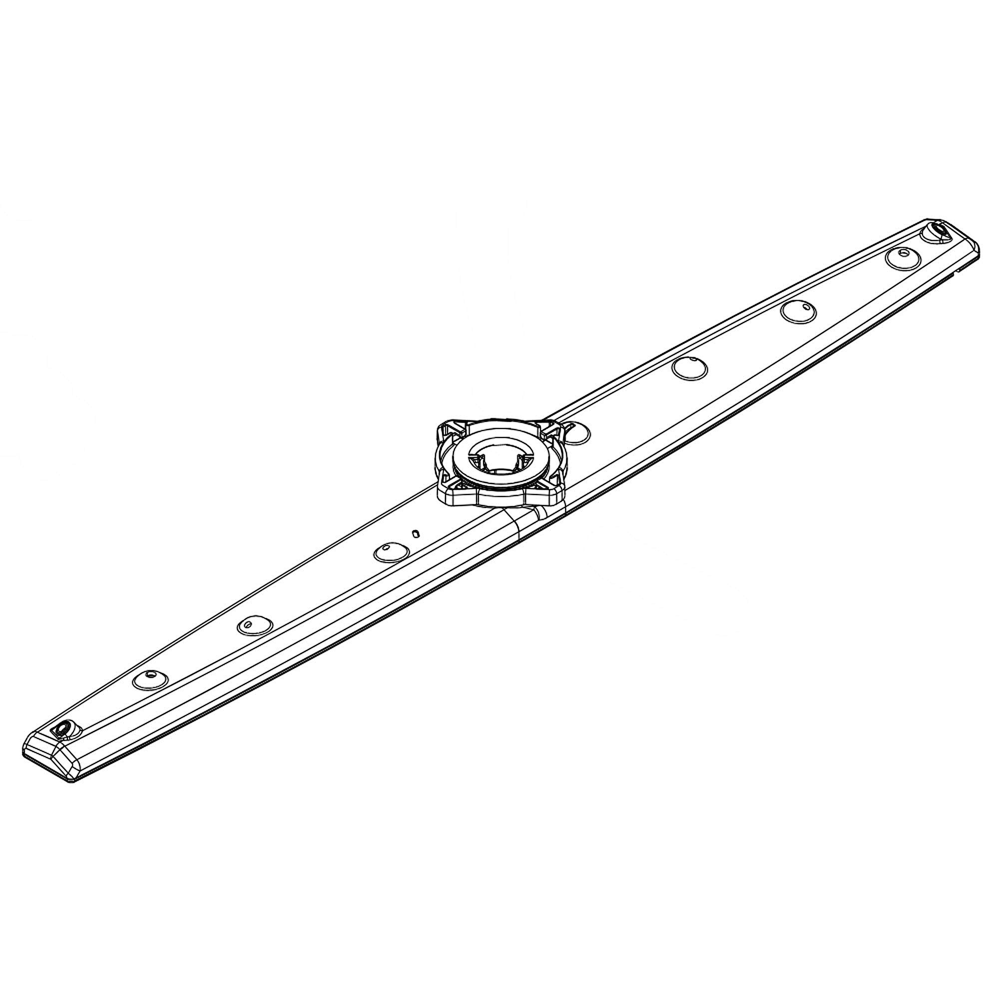 Part #w11550106, Dishwasher Spray Arm, Upper (Replaces W10448616)