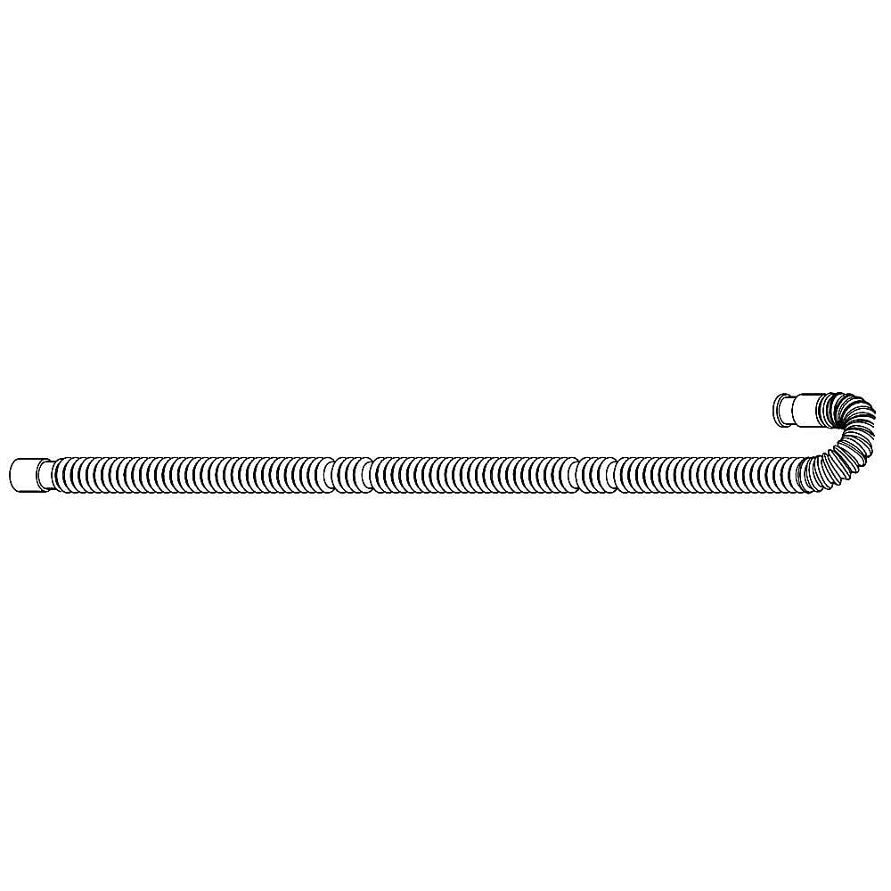 Part #w11551233, Dishwasher Drain Hose (Replaces W11036161) / 26.75 x 4.50 x 1.25