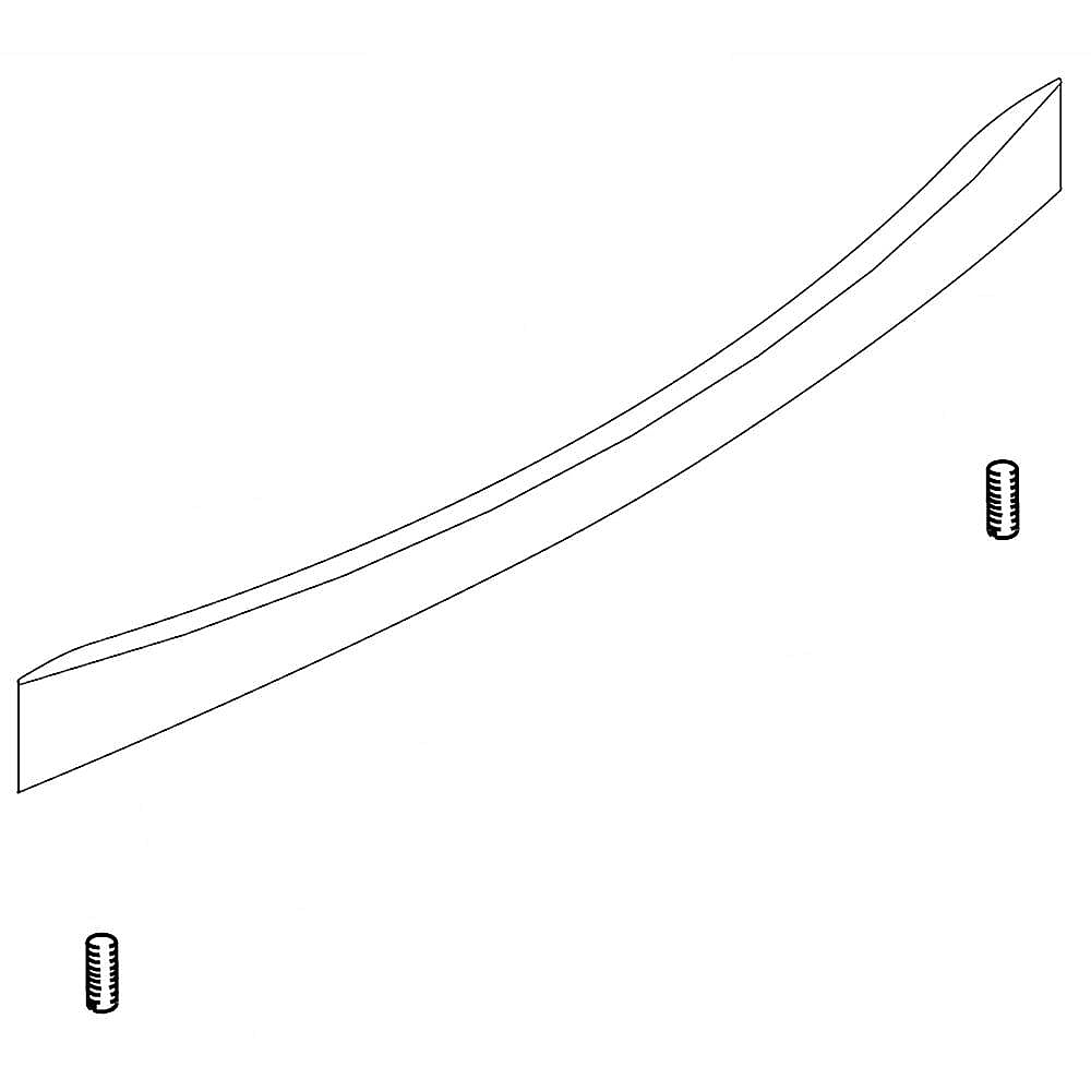 Part #w11558980, Dishwasher Door Handle Assembly (Stainless) (Replaces W11290124) / 27.50 x 5.50 x 3.25