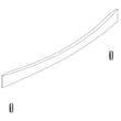 Dishwasher Door Handle Assembly (stainless) W11558980