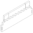 Dishwasher Door Insulation for KitchenAid KDTS324SPS0 - Part W11573704