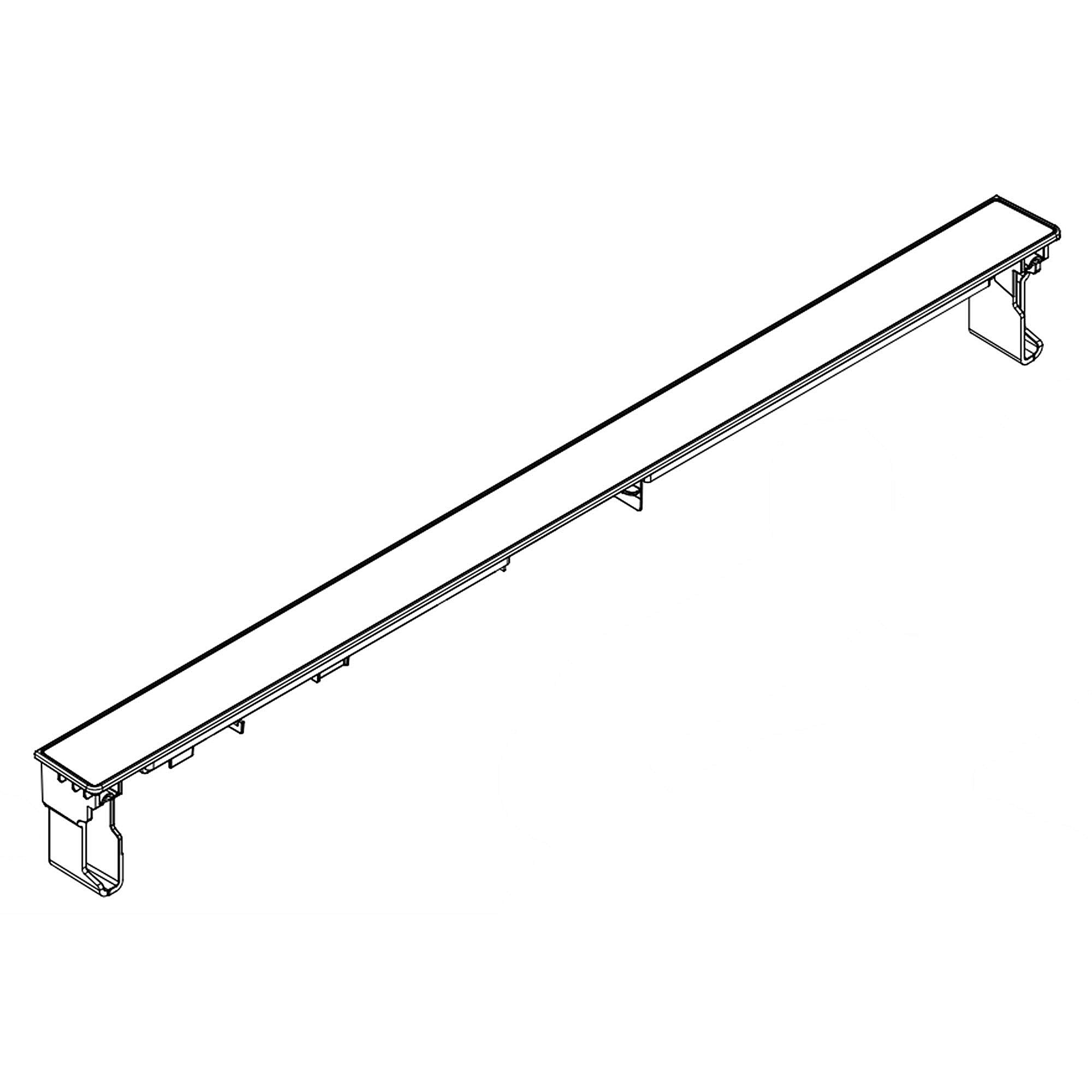 Part #w11622500, Dishwasher Control Panel (Black)