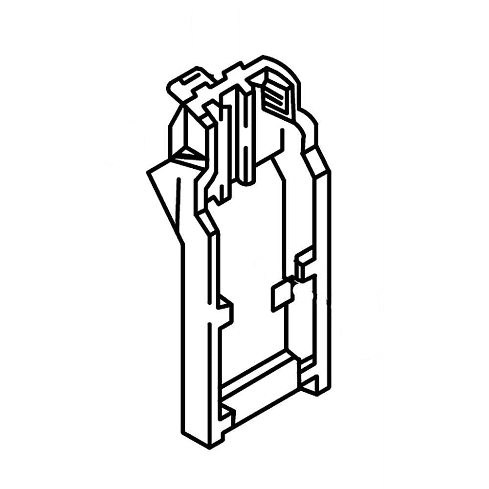 Part #wp3369000, Dishwasher Detergent Dispenser Draw Bar | 5.12 x 1.87 x 1.00
