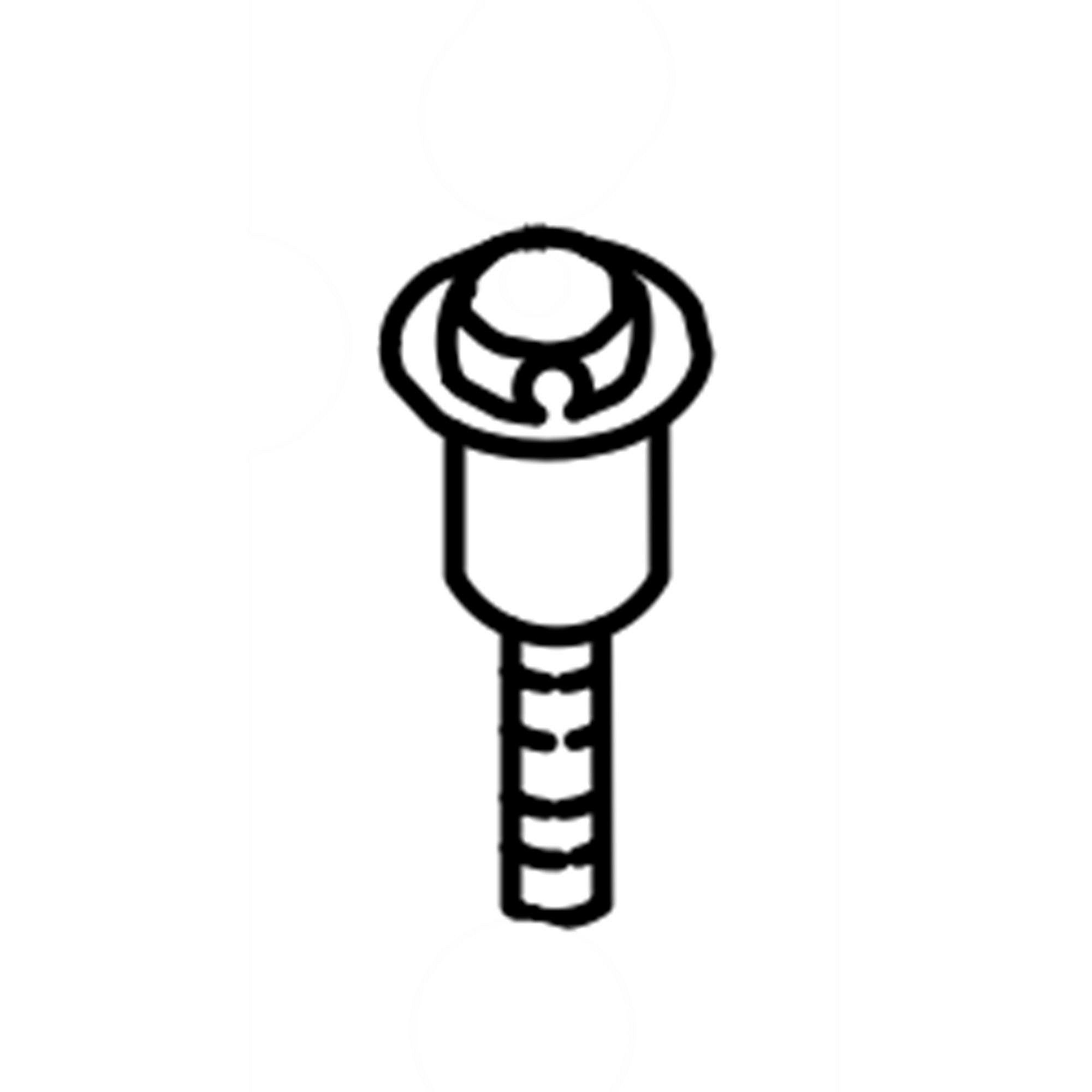 Photo of Part #wp3371152, Dishwasher Screw | 1.87 x 0.37 x 0.37 from Repair Parts Direct