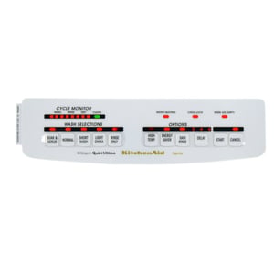 Dishwasher Control Panel Overlay (white) WP9743376