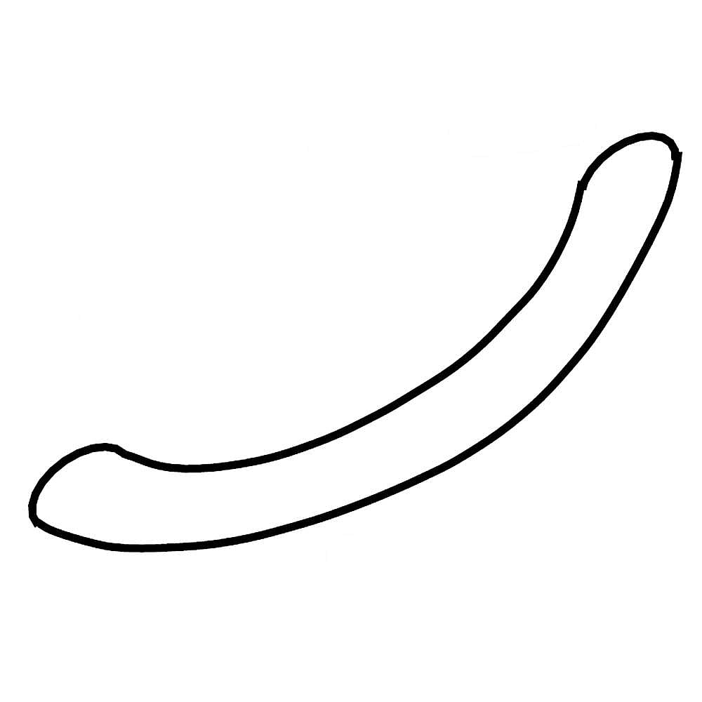 Photo of Part #wp9872206S, Handle | 3.43 x 2.81 x 17.05 from Repair Parts Direct