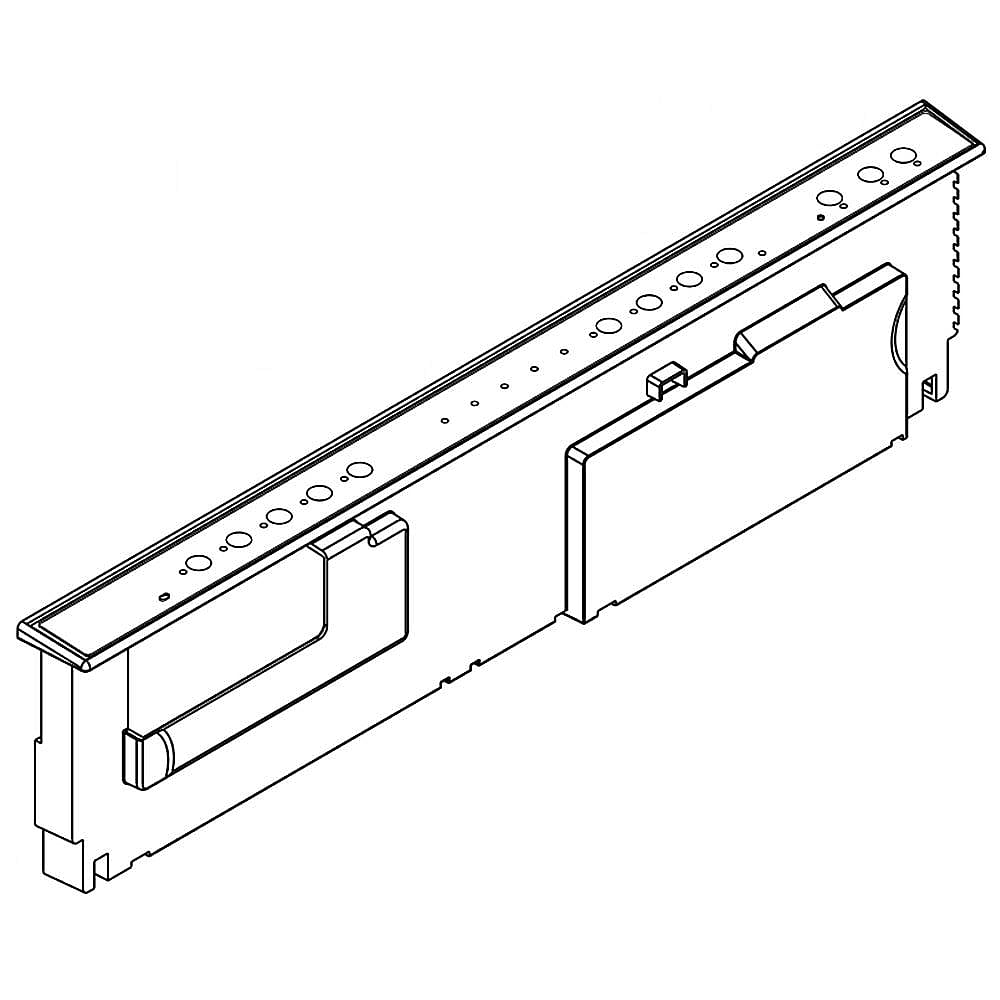 Photo of Part #wpw10175240, Dishwasher Control Panel | 6.82 x 4.32 x 31.44 from Repair Parts Direct