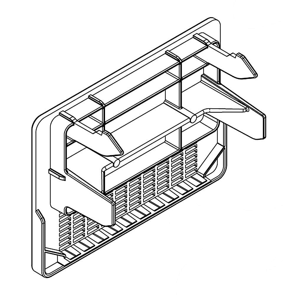Part #wpw10254548, Deflector / 3.75 x 2.75 x 1.50