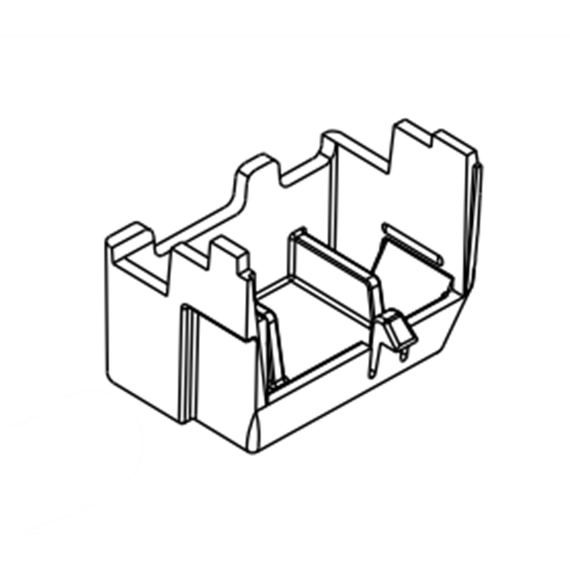 Photo of Part #wpw10462393, Connector | 2.00 x 1.00 x 1.50 from Repair Parts Direct