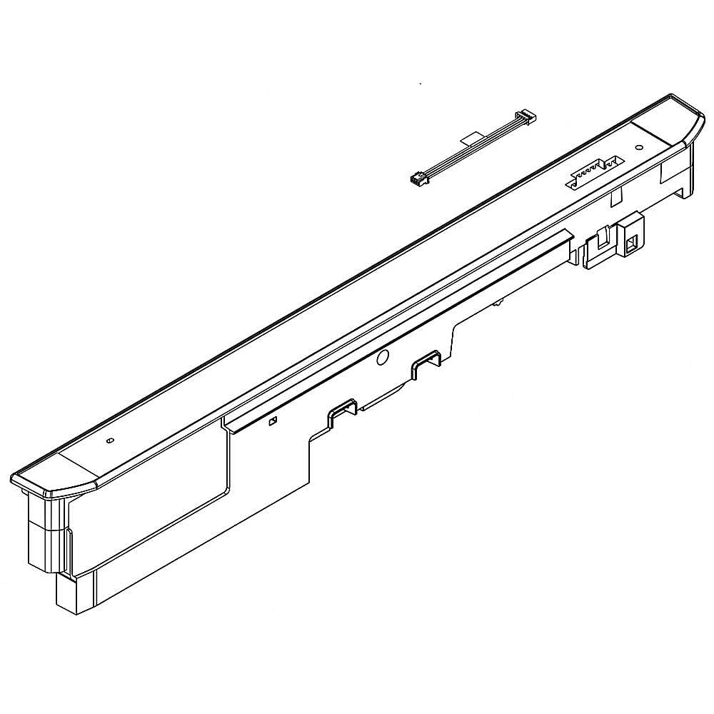 Part #wpw10475775, Dishwasher Control Panel And Overlay (White) / 5.07 x 3.44 x 27.19