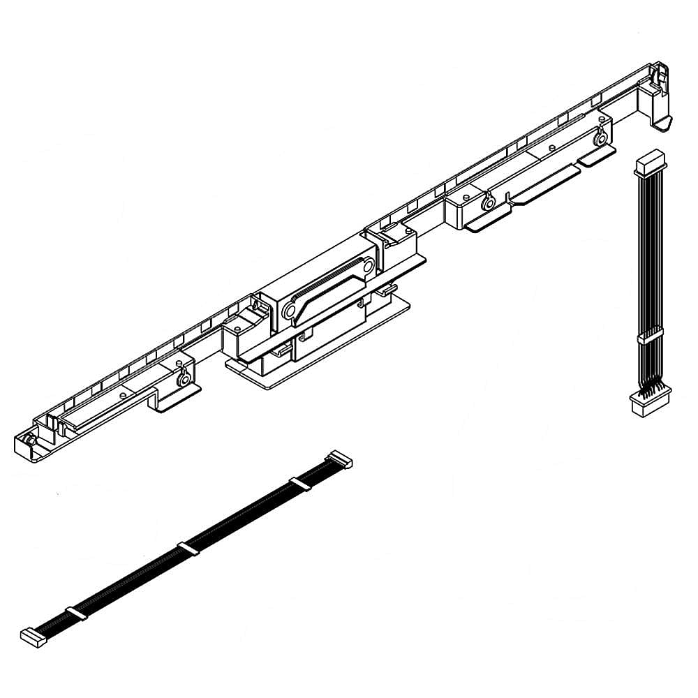 Part #wpw10502791, Dishwasher User Interface | 3.44 x 2.82 x 23.94