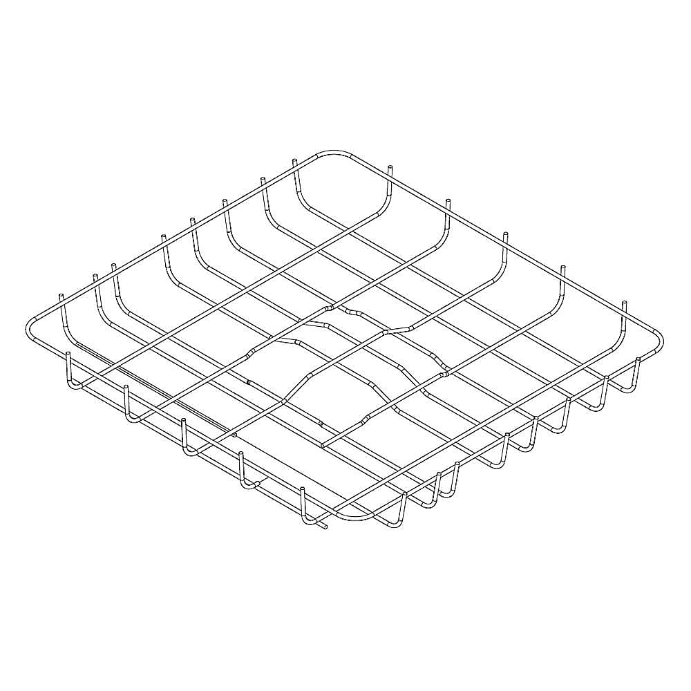 Part #wpw10525218, Dishrack | 21.57 x 7.69 x 24.19