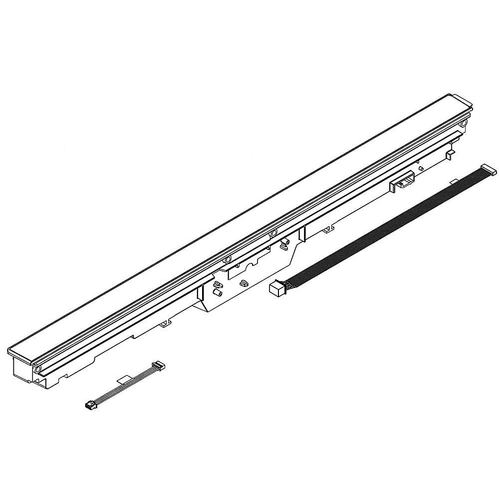 Dishwasher Control Panel Assembly (Black)