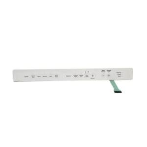 Dishwasher Membrane Switch (white) WPW10558073