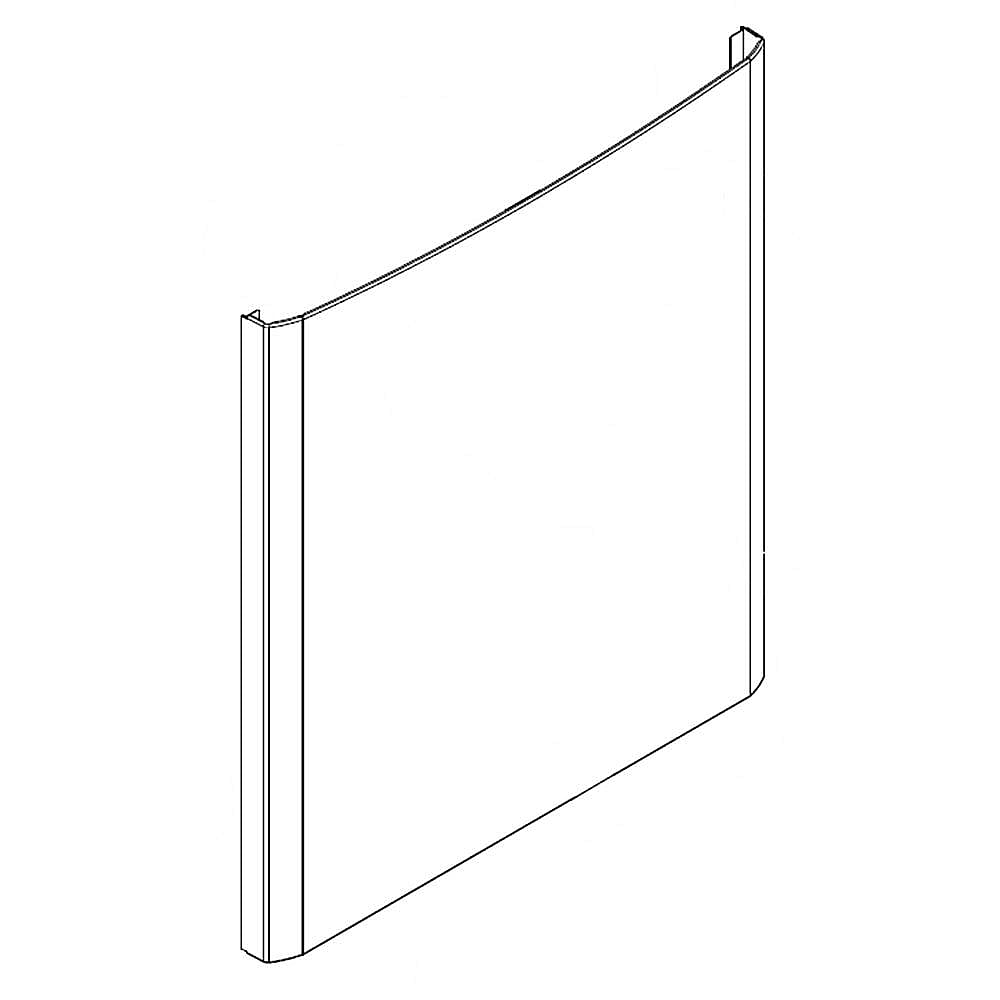 Part #wpw10562146, Dishwasher Door Outer Panel | 34.07 x 3.32 x 25.94
