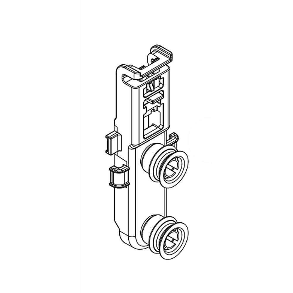 Part #wpw10580220, Dishwasher Dishrack Roller Assembly / 5.12 x 2.10 x 1.37