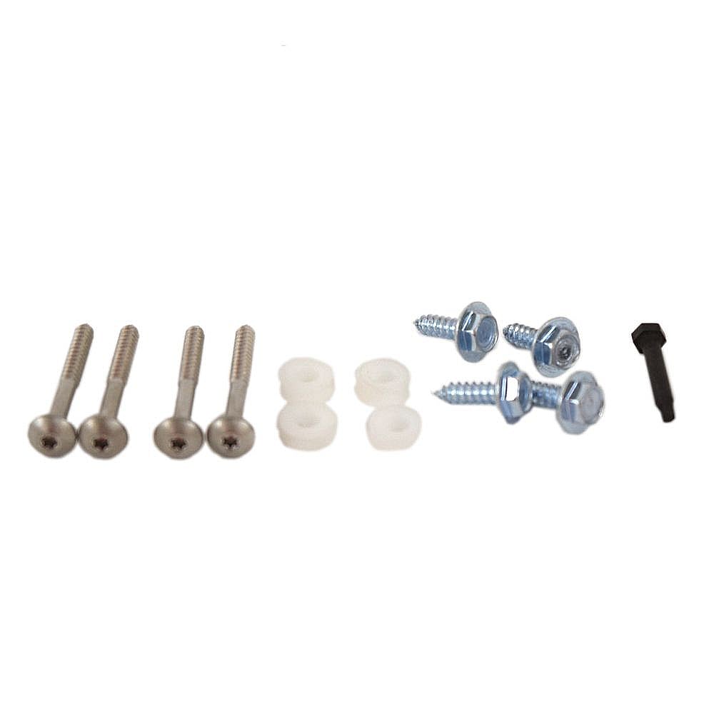 Part #wpw10637074, Dishwasher Door Panel Hardware Kit | 2.37 x 2.00 x 0.37
