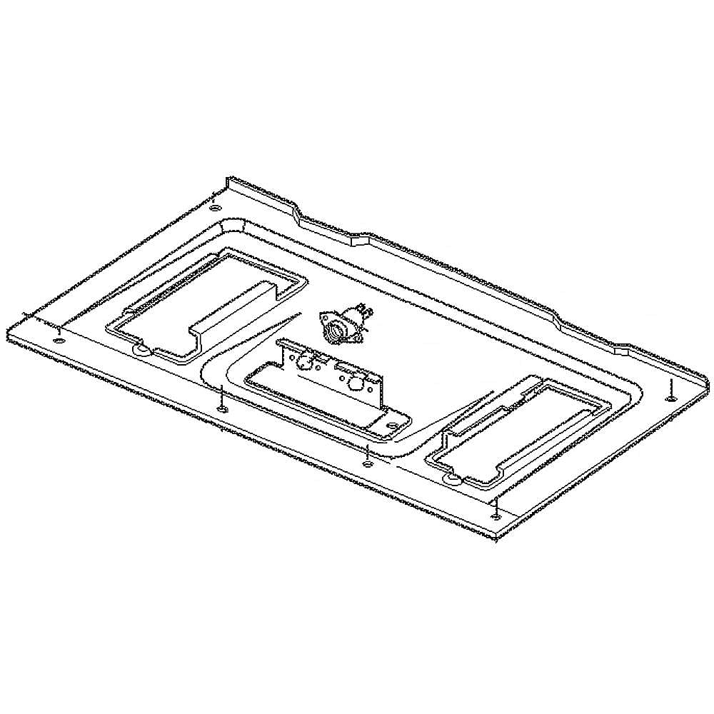 Part #3302W0A047H, Base Plate / 35.00 x 25.00 x 8.00