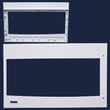 Microwave Door Outer Panel Assembly for Kenmore Elite 72188512900 - Part 383EW5A147J