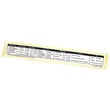 Label for Kenmore Elite 72186019010 - Part 3850W1D130E