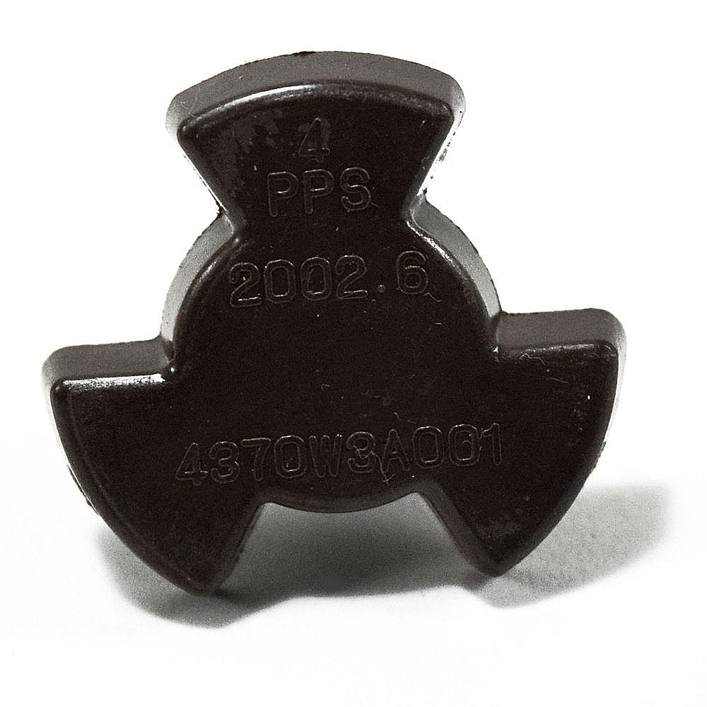 Part #4370W3A001A, Microwave Turntable Motor Coupler (Replaces 4370W1A001A, 4370W3T010A) / 1.10 x 0.80 x 0.80