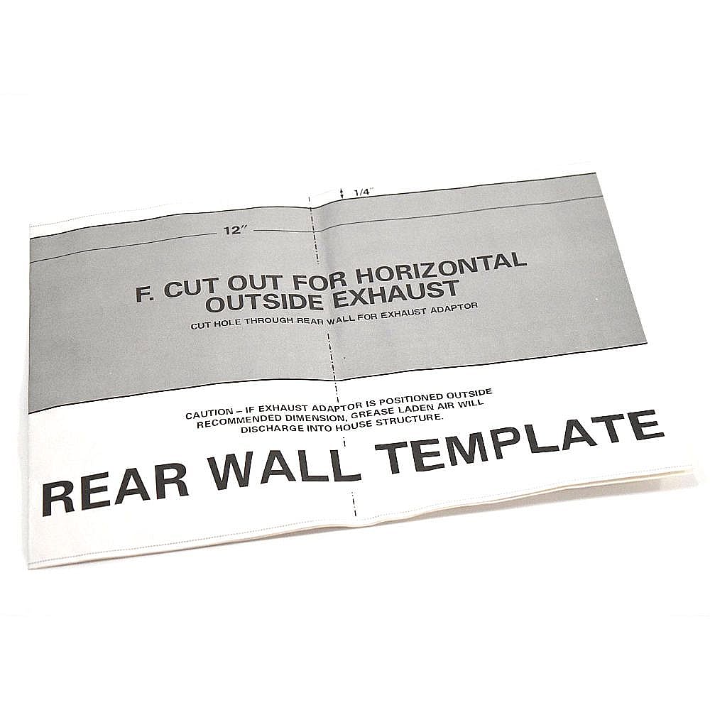 Microwave Wall Vent Template