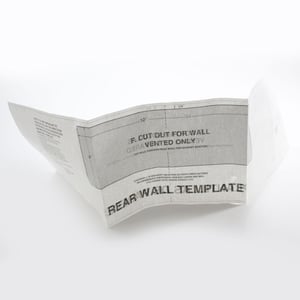Microwave Wall Mounting Template 4922W5A060B