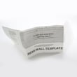 Microwave Wall Mounting Template for LG LMV1630WW - Part 4922W5A060B