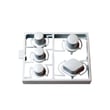 Microwave Control Panel Button Assembly for Kenmore 72164662300 - Part 5020W1A138A