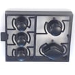 Microwave/hood Button for Kenmore 72163769300 - Part 5020W1A138B
